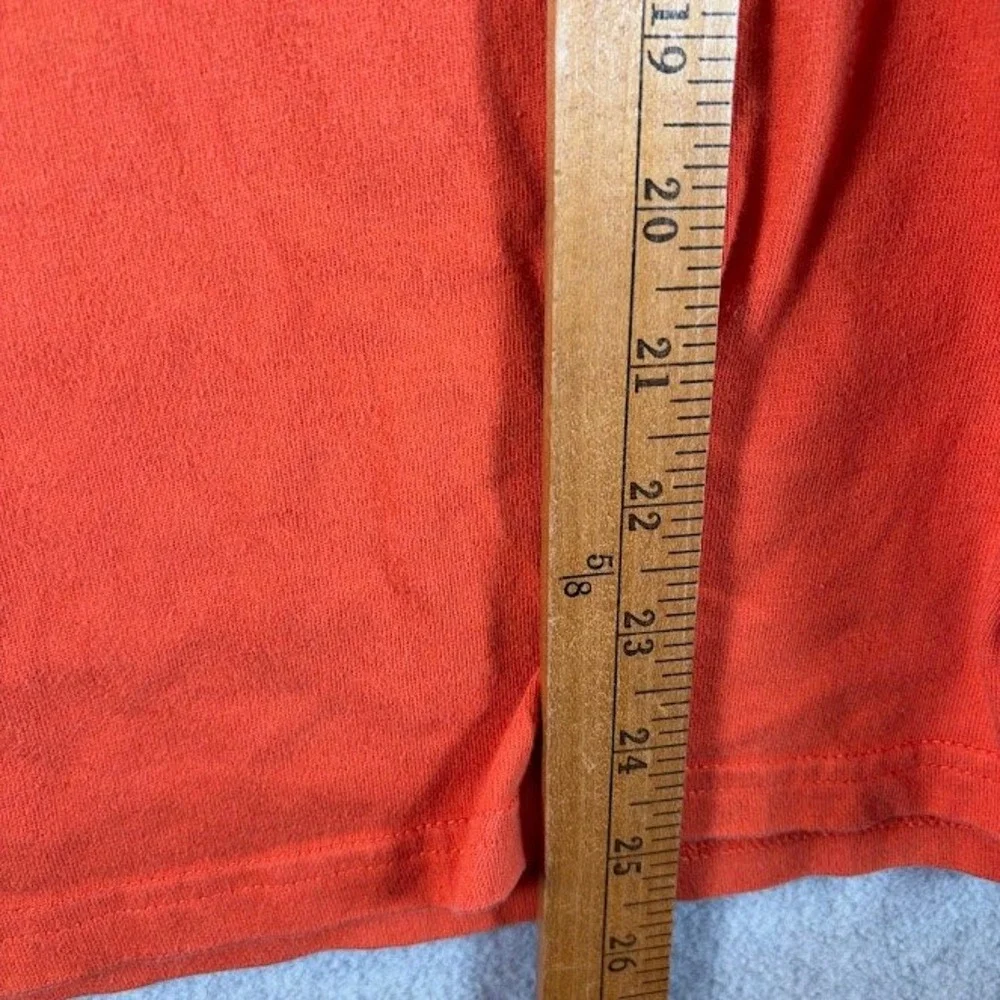 Polo Ralph Lauren Long Sleeve T-Shirt Boys XL Orange Solid Blue Pony Logo Tee